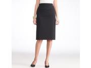 La Redoute Womens Two Way Stretch Skirt Length 62Cm Black Size Us 22 Fr 52