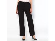 La Redoute Womens Comfortable Stretch Trousers Black Size Us 12 Fr 42
