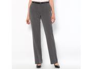 La Redoute Womens Comfortable Stretch Trousers Grey Size Us 18 Fr 48