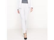 Atelier R Womens Plain Dress Trousers White Size Us 12 Fr 42