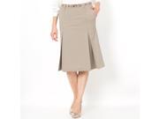 La Redoute Womens Two Way Stretch Full Skirt Beige Size Us 10 Fr 40