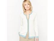 La Redoute Womens Cotton And Modal Cardigan Beige Size Us 12 14 Fr 42 44