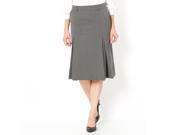 La Redoute Womens Two Way Stretch Full Skirt Grey Size Us 18 Fr 48