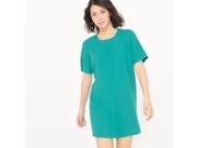 R Essentiel Womens Textured Tunic Dress Green Size Us 12 Fr 42