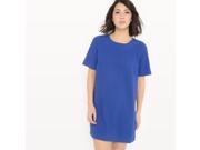 R Essentiel Womens Textured Tunic Dress Blue Size Us 6 Fr 36