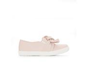 Abcd r Teen Girls Plimsolls With Large Bow Detail Pink Size 29