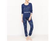 R Edition Womens Printed 2 Piece Pyjamas Blue Size Us 20 22 Fr 50 52