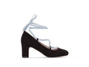 La Redoute Womens Lace Up Heels Black Size 35