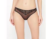 Suite Privee Womens Tulle And Lace Thong Black Size Us 16 18 Fr 46 48