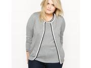 Castaluna Womens 30% Silk Cardigan Grey Size Us 28 30 Fr 58 60