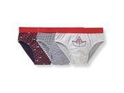 Abcd r Boys Pack Of 3 Fish Printed Briefs 2 12 Years Red 2 3 Years 34 37 In.