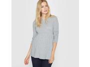 R Essentiel Womens Maternity Jumper Sweater Grey Size Us 12 14 Fr 42 44