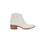 Mjus Womens Donella High Heeled Leather Ankle Boots White Size 38