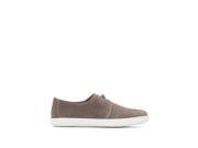 R Essentiel Teen Boys Low Top Leather Trainers Grey Size 35