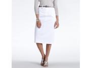 Womens Special Travel Skirt In Stretch Cotton Satin