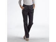 La Redoute Womens Stretch Cotton Satin Travel Trousers Black Size Us 8 Fr 38