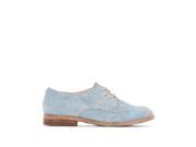 Mjus Womens Nicole Perforated Leather Brogues Blue Size 38