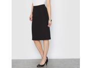 La Redoute Womens Pencil Skirt In Stretch Twill Black Size Us 18 Fr 48