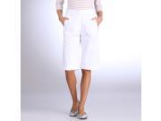 Womens Special Travel Bermuda Shorts In Stretch Cotton Satin