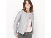 R Edition Womens Short Polyester Padded Jacket Grey Size Us 6 Fr 36
