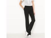 R Essentiel Womens Basic Plain Straight Trousers Black Size Us 22 Fr 52