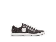 Pataugas Womens Jester N Leather Trainers Black Size 40