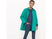 R Essentiel Womens A Line Coat Green Size Us 12 Fr 42