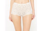 Louise Marnay Womens High Waist Lace Shorts White Size Us 12 Fr 42