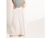 R Essentiel Womens Maternity Maxi Skirt Beige Size Us 16 Fr 46