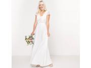 La Redoute Womens Long Wedding Dress Beige Size Us 8 Fr 38