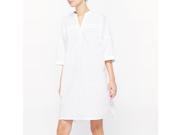 Louise Marnay Womens Cotton Grandad Nightshirt White Size Us 18 Fr 48