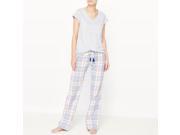 Love Josephine Womens Checked Printed 2 Piece Pyjamas Other Size Us 12 Fr 42