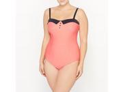 Castaluna Womens Bustier Swimsuit Red Size Us 26 Fr 56