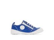 Pataugas Teen Boys Rocky N Leather Trainers Blue Size 31