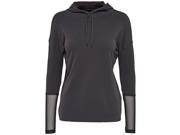 Only Play Womens Zip Up Hoodie Grey Size S