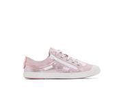 Pataugas Teen Girls Bisk M Leather Trainers Pink Size 35