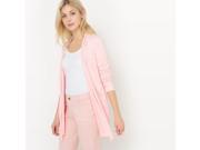 R Edition Womens Long Sleeved Fine Cardigan Pink Size L