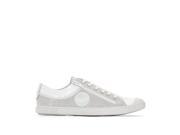 Pataugas Womens Bisk Bb Leather Trainers White Size 41