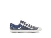 Pataugas Teen Boys Bisk G Leather Trainers Blue Size 32
