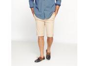 Mens Stretch Chino Style Bermuda Shorts With Elasticated Waistband