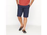 Mens Stretch Chino Style Bermuda Shorts With Elasticated Waistband