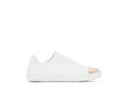 R Edition Womens Trainers With Gold Coloured Detail White Size 41
