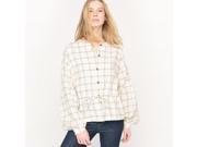 R Studio Womens Checked Slim Fit Shirt With Drawstring Other Size Us 12 Fr 42