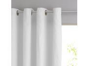 Private Lined Curtain In Pure Washed Linen Eyelet Header