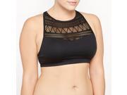 Castaluna Womens Bikini Crop Top Black Size Us 12 Fr 42