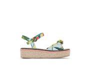 Coolway Womens Parrot Espadrille Sandals White Size 38