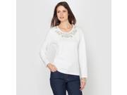 La Redoute Womens Combed Cotton T Shirt Beige Size Us 12 14 Fr 42 44