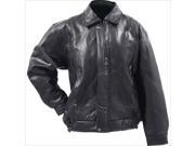 Mens Buffalo Leather Bomber Jacket