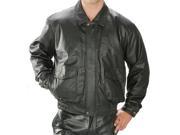 Mens Leather Bomber Jacket Style 48902