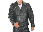 Mens Leather Motorcycle Jacket Style 29456